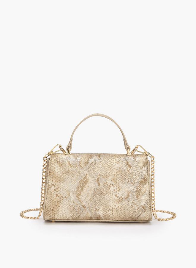 Flora Bella By Shoexpress Flora Bella Textured Crossbody Bag with Detachable Strap Ramadan Collection - Image 5