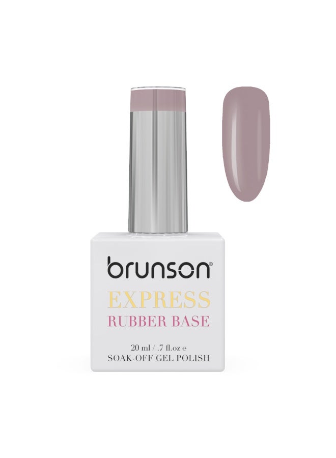 brunson Rubber Base Gel Nail Polish 20Ml - French Rubber Base Coat Long-Lasting, Durable And Chip-Resistant Nail Strengthener Gel Nail Polish Base Coat For Manicure And Pedicure