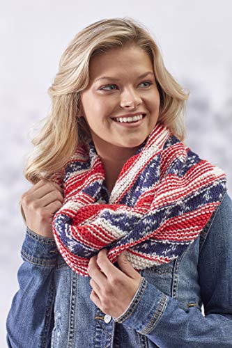 RED HEART Super Saver Yarn, 5 ounces, Bright Stripe (pack 3) - Image 3