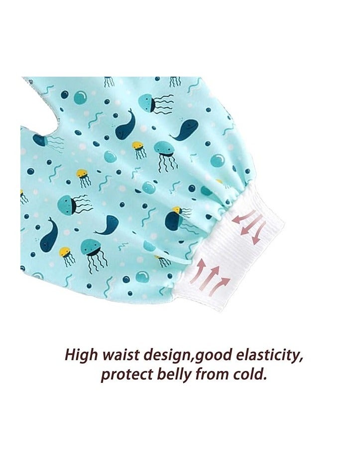 Toddler Training Waterproof Diaper Pants For Babies, Unisex, For Baby Girls And Boys, Blue,Washable Diapers - Image 3