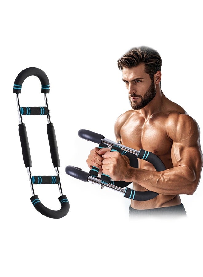 Generic Twister Arm Trainer, Whole-Body Twister Arm Exerciser, Adjustable Chest Expander with Leather Protection, Non-Slip Chest Workout Equipment, Arm Trainer for Home, Office & Travel, Thigh Master Trainer, Detachable Power Twister, Detachable Portable Fitness Equipment  - Image 1