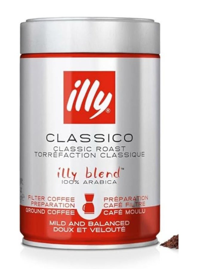 illy Espresso Coffee, Medium Grind for Drip Coffee, 250g - Image 1