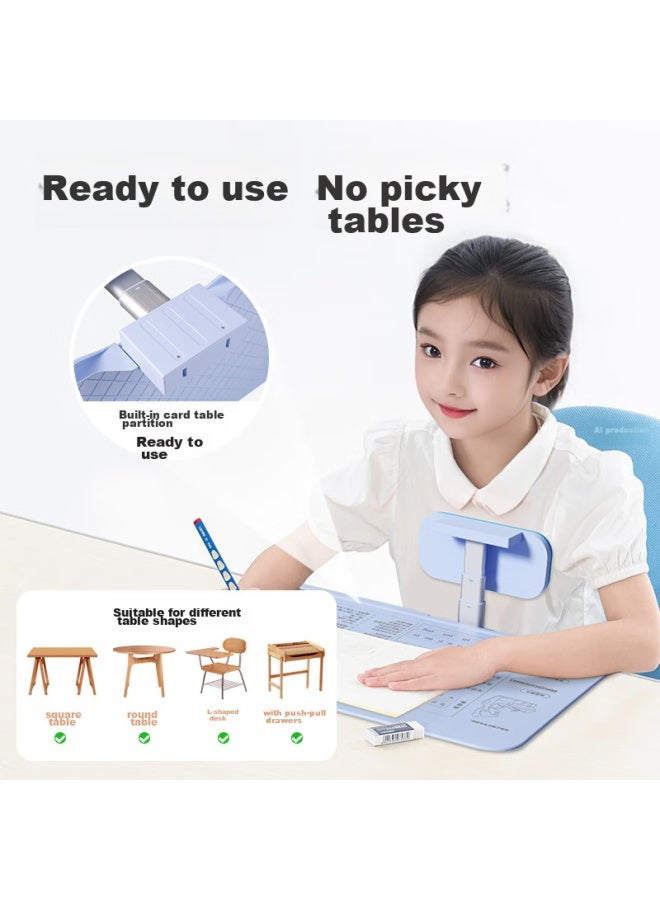 Deli Posture Corrector For Students, Writing And Homework, Children's Posture Correction, Anti-lowering Head And Hunchback, Desk Writing Support, No Installation Required, Gift, Blue - Image 2