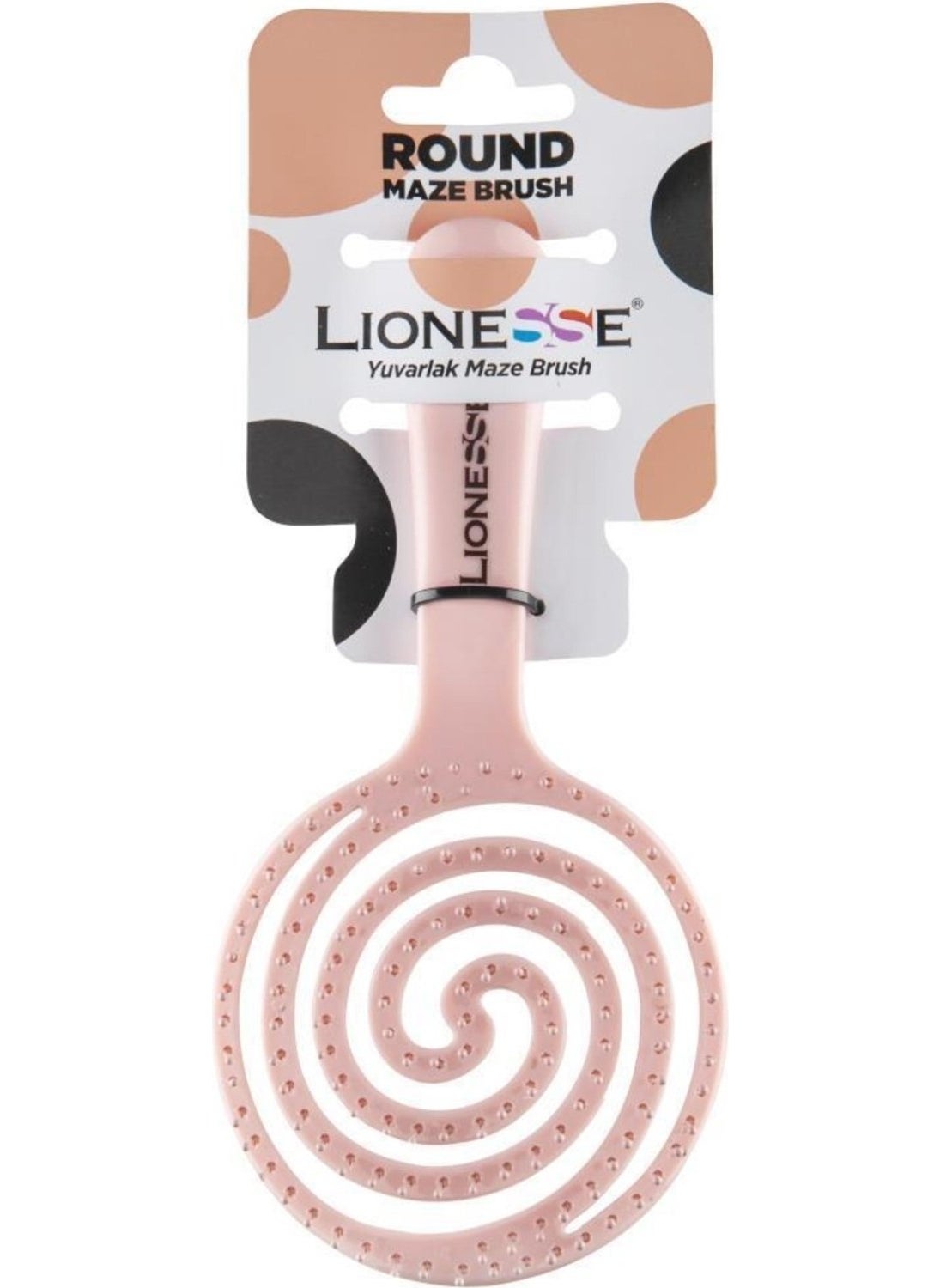 Lionesse Tarko 6458 Maze Brush Hair Brush Pink 