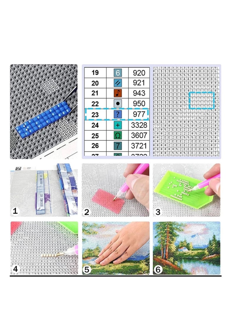 STRATEG DIY 5D Round Diamond Painting Craft Kits Multicolor - Image 5