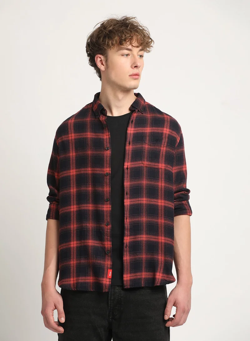 THE BEAR HOUSE Cotton Shirt for Men | Slim Fit, Long Sleeve, Casual & Formal Wear | Soft, Breathable Fabric for Office, Everyday, & All-Season Use in Classic & Trendy