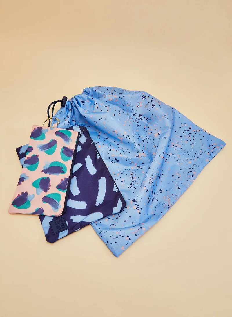 Pretty Useful Tools Set Of 3 Travel Pouches