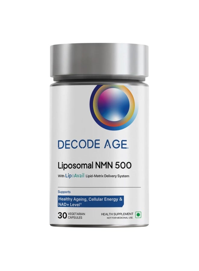 DECODE AGE Liposomal NMN (500mg) 30 Capsules - Image 1