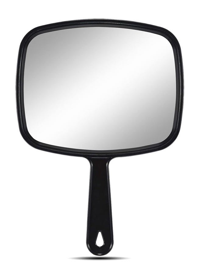OMIRO Hand Mirror, All Black Handheld Mirror with Handle, 6.6" W x 9.3" L, Pack of 3 - Image 1