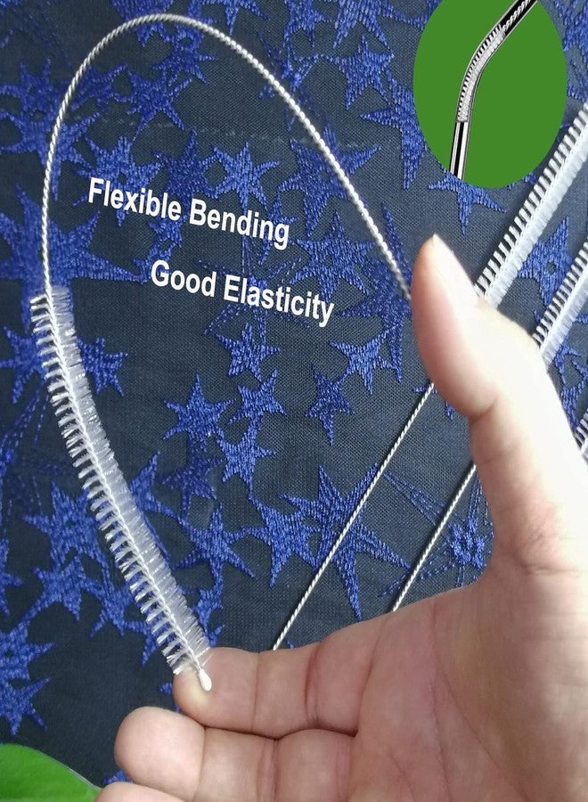 مجموعة فرش تنظيف المصاصات من ماديا، 8 قطع، فرشاة تنظيف طويلة للمصاصات الموجودة على الأكواب، وزجاجات المياه، وأكواب الشرب، والأنابيب، والأنابيب، أو مغذيات الطيور الطنانة - Image 2