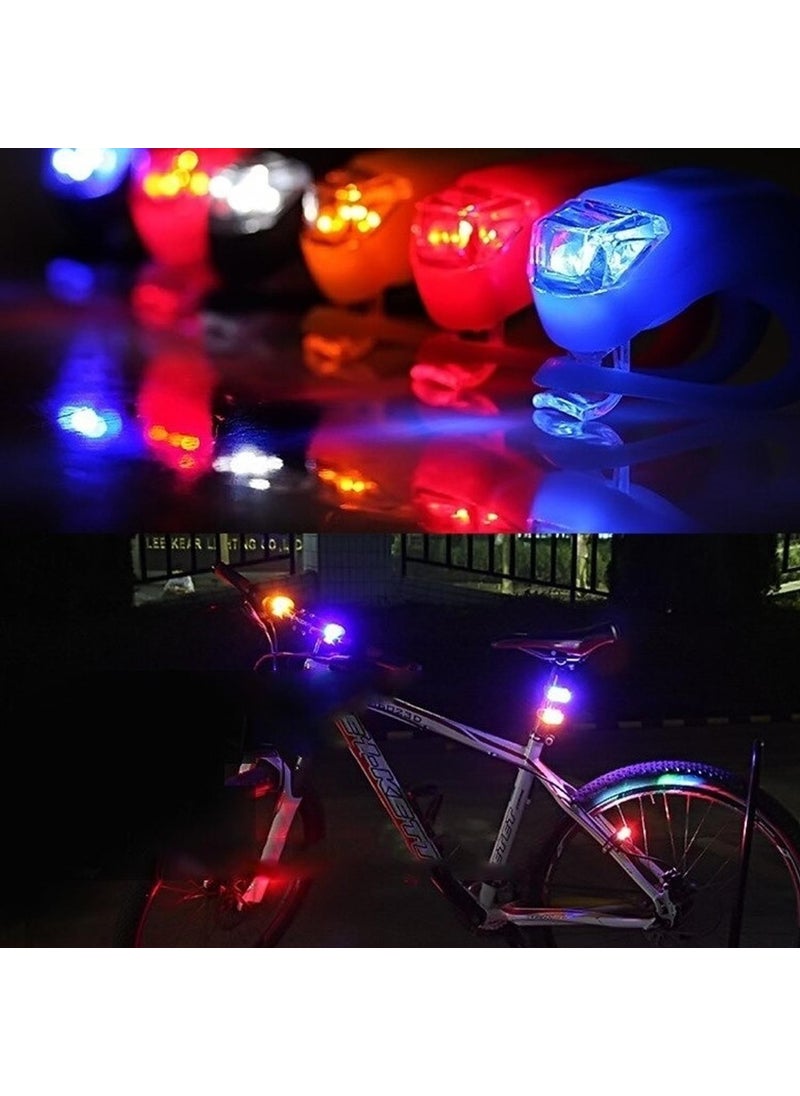 Ksmart LED Lamp Frog Silicone Light 3 Stage Bicycle Handlebar Light 2 Pack Gkh  - Image 2