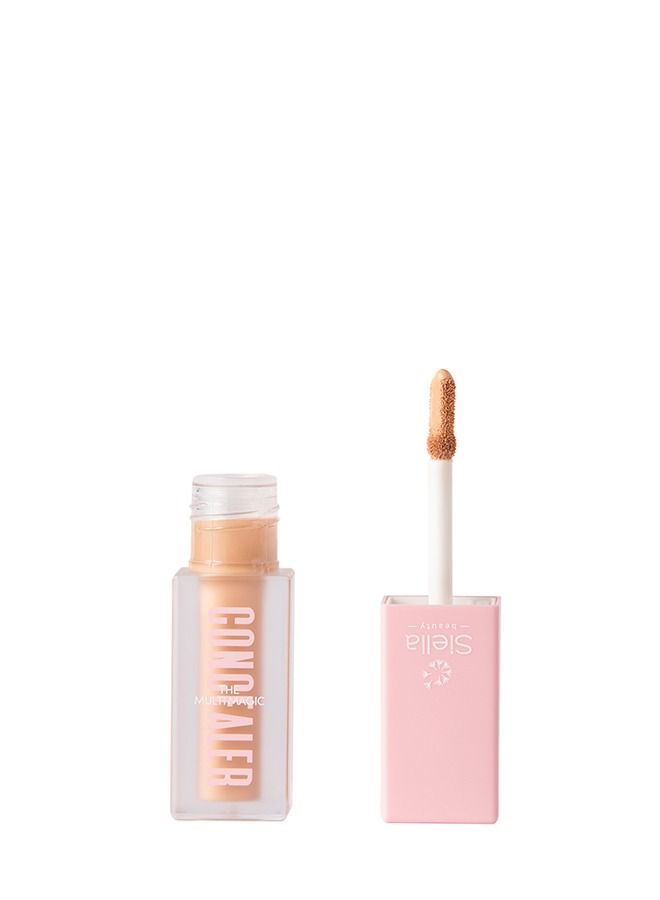 Siella Beauty The Multi Magic Lightweight High Coverage Creamy Concealer To Conceal, Brighten, Highlight, and Contour Desired Areas On The Face N3 - Image 1