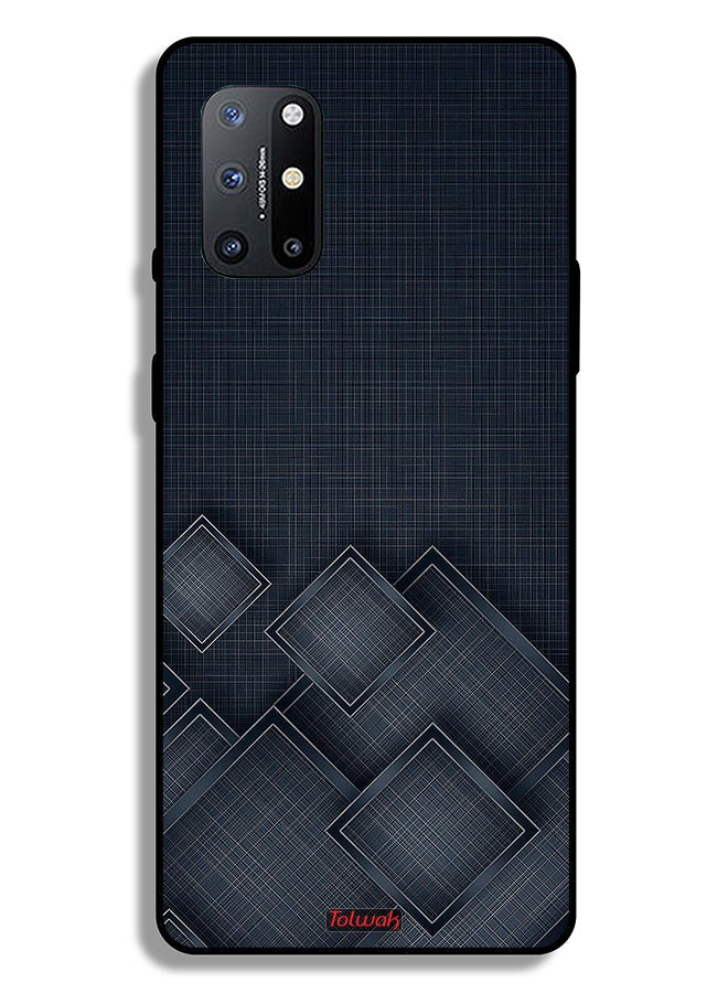 Tolwak غطاء حماية OnePlus 8T 5G بنمط مربعات على القماش - Image 2
