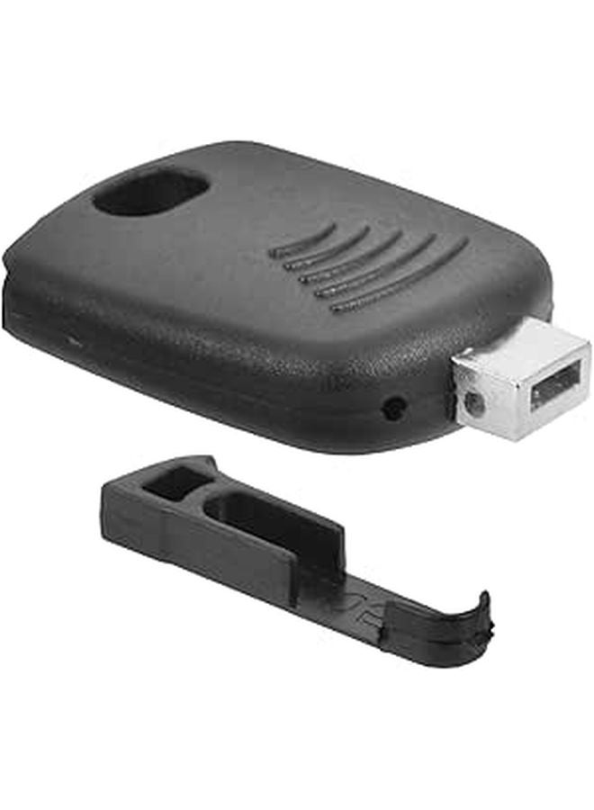 Car Key Fob Cover Protector Case with Chip Slot Anti Theft Shell Black - Image 1