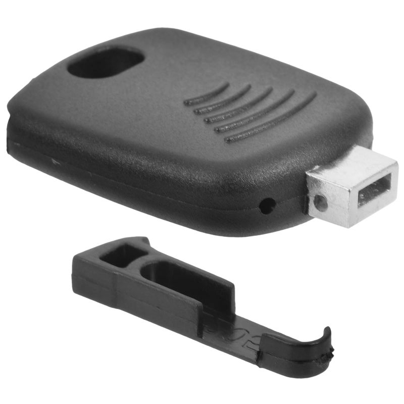 Car Key Fob Cover Protector Case with Chip Slot Anti Theft Shell Black - Image 2