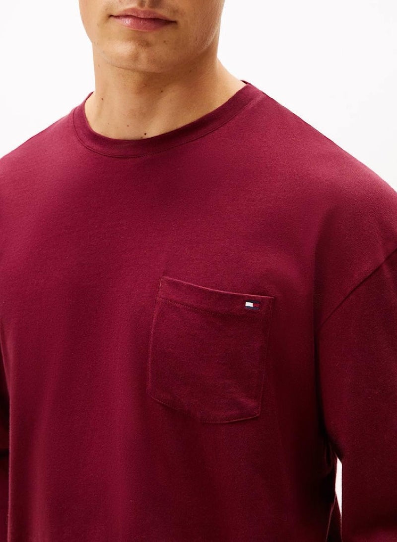 TOMMY HILFIGER TH Original Long Sleeve Lounge T-Shirt - Image 5