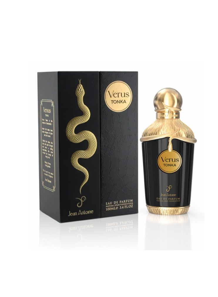 Jean Antoine Fires Tonka Eau de Parfum 100ml Unisex Luxury Arabic Perfume Long Lasting Fragrance with Warm Tonka Bean Rich Oud Velvet Rose Premium Oriental Woody Floral Scent Spray for Men and Women - Image 1