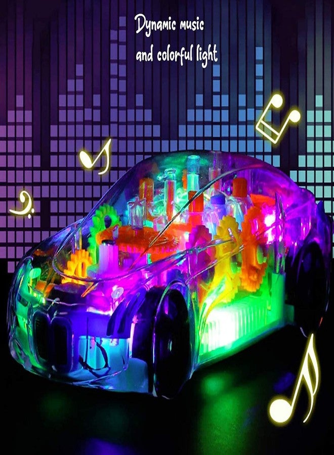 AMRAD 3D Car with 360 Degree Rotation, Gear Simulation Mechanical Car, Sound & Light Toys for Kids Boys & Girls (Multi Color) (Multi Design) - Image 4