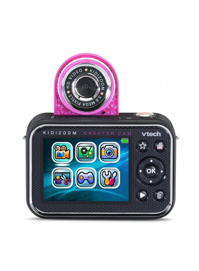 VTech KidiZoom Creator Cam, Glitter Pink - Image 4