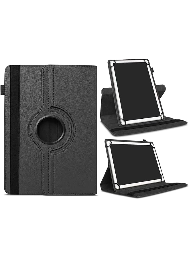 10 10.1 Inch Universal Tablet Case For Teclast Padgene Blackview Huawei Mediapad Lenovo Samsung Galaxy Toscido Qimaoo Yestel Alcatel Chuwi Asus Acer Yuntab Xiaomi Alldocube Dragon Touch Black