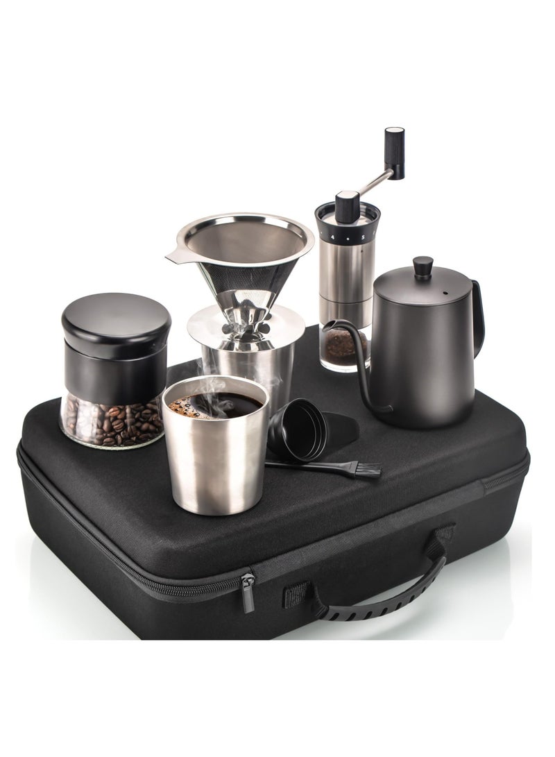 Goldfish V60 Set 8 Piece Coffee Drip Set With Tool Case - Image 4