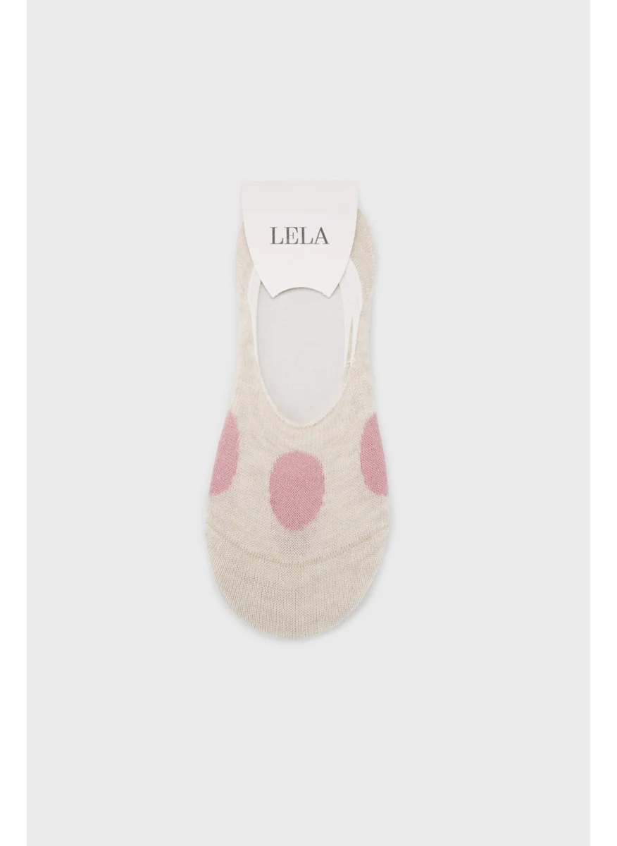 Lela Patterned Soft Cotton Knitted Ballerina Socks Women's Socks 0070005
