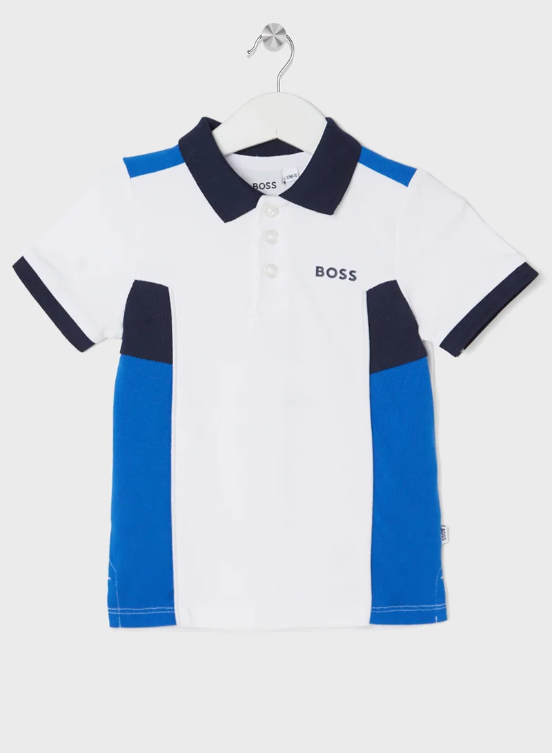 بوس Kids Logo Polo Shirt