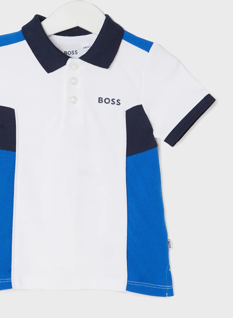 بوس Kids Logo Polo Shirt