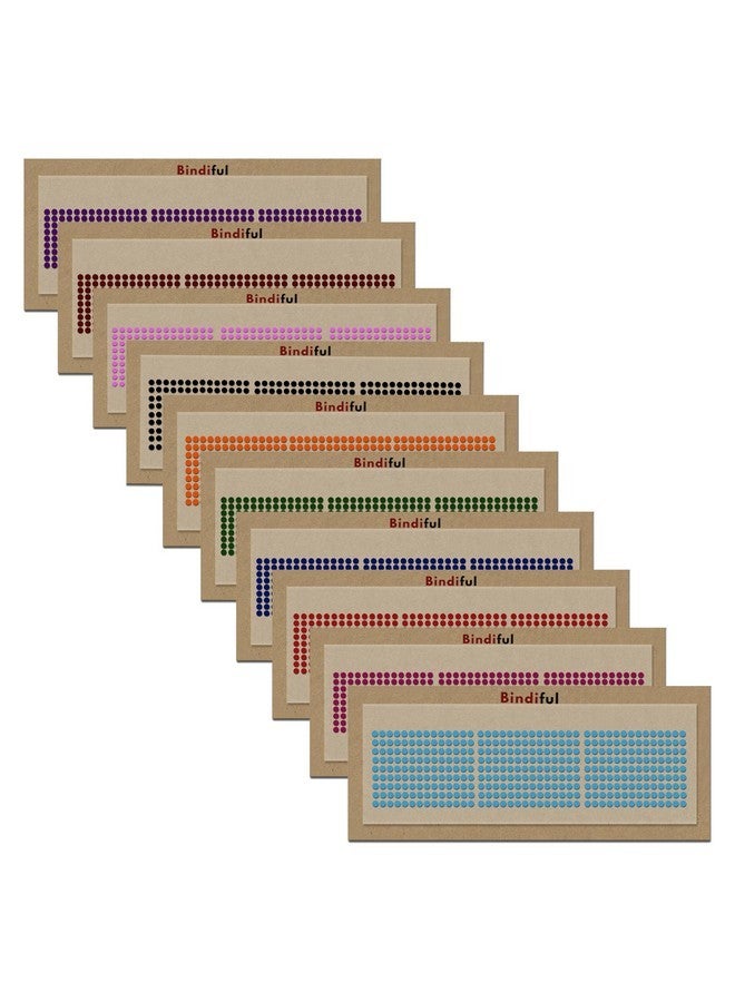 Comet Busters Bindiful Dailywear Multicolor Velvet Round Bindis For Women (Bf256) (2Mm) - Image 2