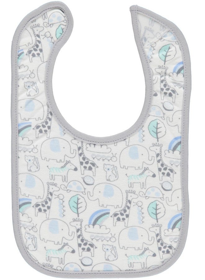 Cudlie 5-Pack Baby Bibs for Drooling Teething and Feeding Infants - Baby Drool Bibs for Baby Boys, Newborn Accessories, Baby Shower Gifts -Hello World - Image 5