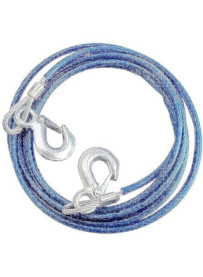 Compact Steel Car Towing Rope 2.5M – Durable & Easy-to-Use Emergency Tow Cable - Image 1