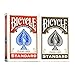 Bicycle بطاقات لعب بايسكل رايدر باك فهرس قياسي أحمر أسود مجموعة بطاقات بطاقات بوكر مميزة لألعاب بلاك جاك كازينو ليالي الألعاب العائلية 2 عدد عبوة من 1 - Image 3