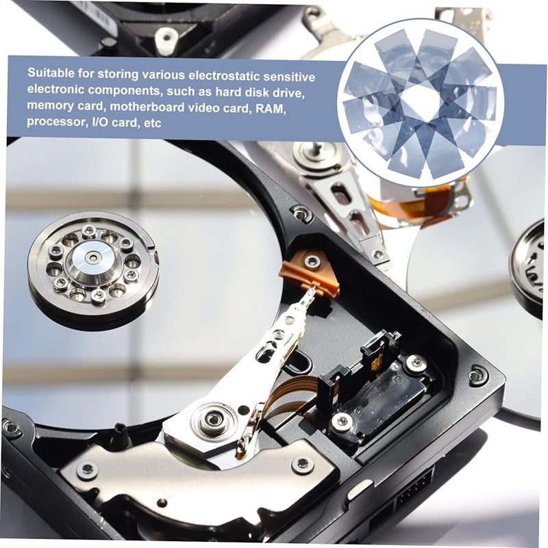 Space Saver Vacuum Storage Bags 200 Pack Portable Compact Antistatic Storage Supplies - Image 5