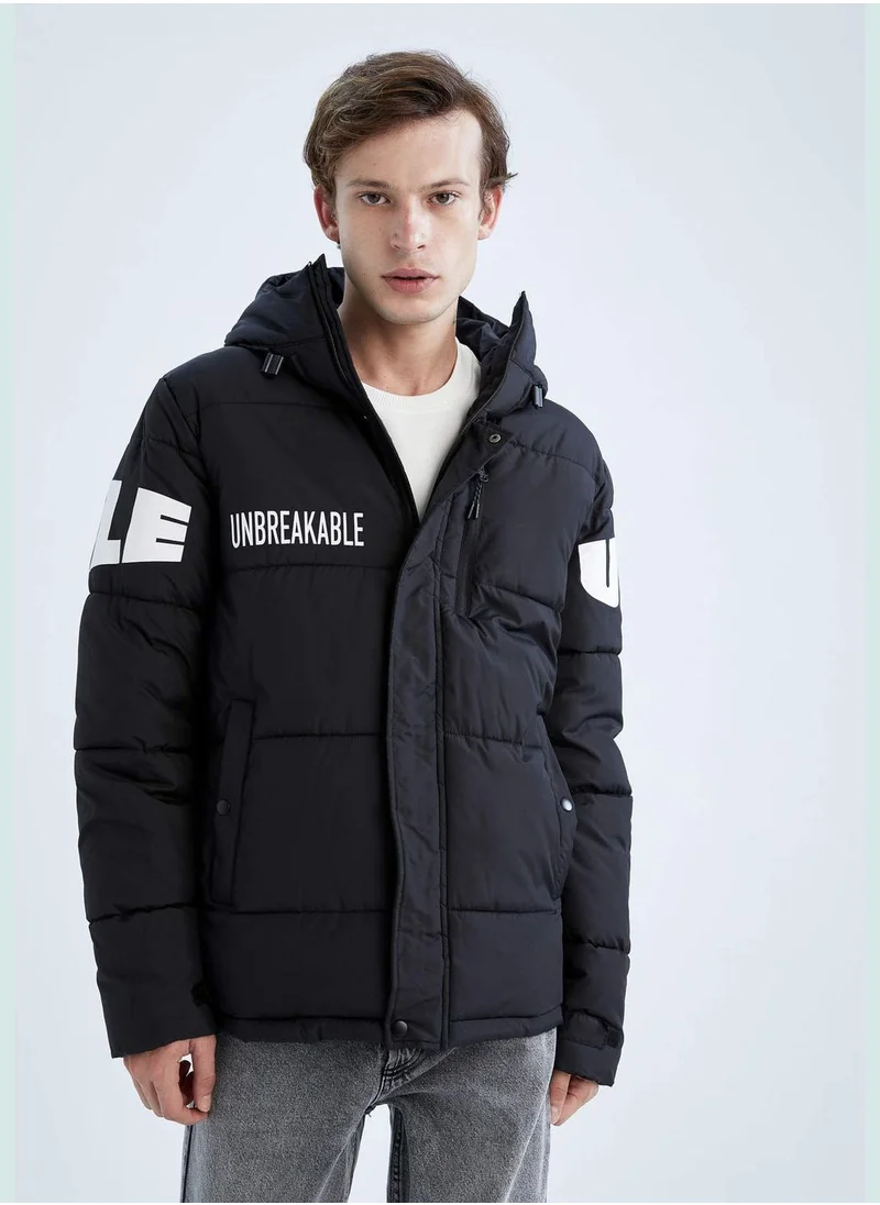 DeFacto Man Hooded Jacket