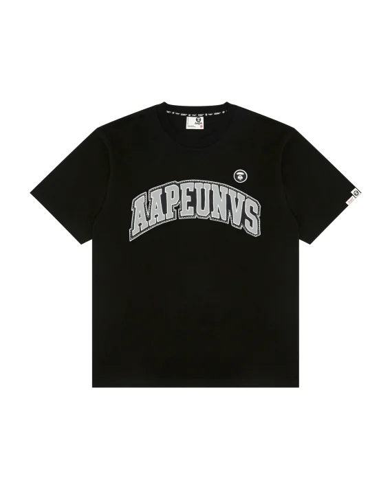 AAPE AAPEUNVS moonface graphic tee