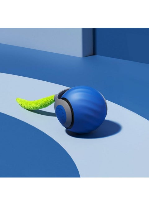 Petgravity Speedy Sprint Ball Toy for Cat Type-C Rechargeable Interactive Cats Toy Blue