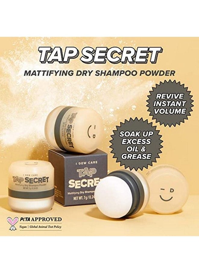 I DEW CARE - Tap Secret | بودرة شامبو جافة غير لامعة | بودرة تعزيز الجذور بالجينسنغ الأسود والبيوتين | نباتي خالٍ من الجلوتين لشعر أكثر كثافة - Image 1