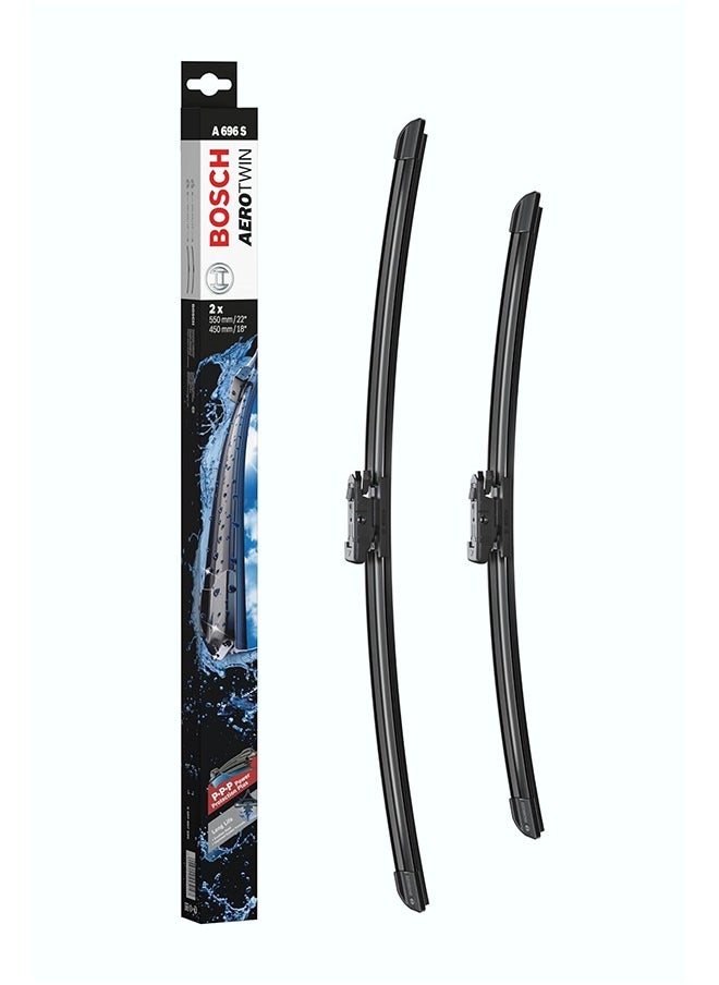 BOSCH - A696S OE Specialty AeroTwin Car Wipers Set 22-18 Inches - Image 1