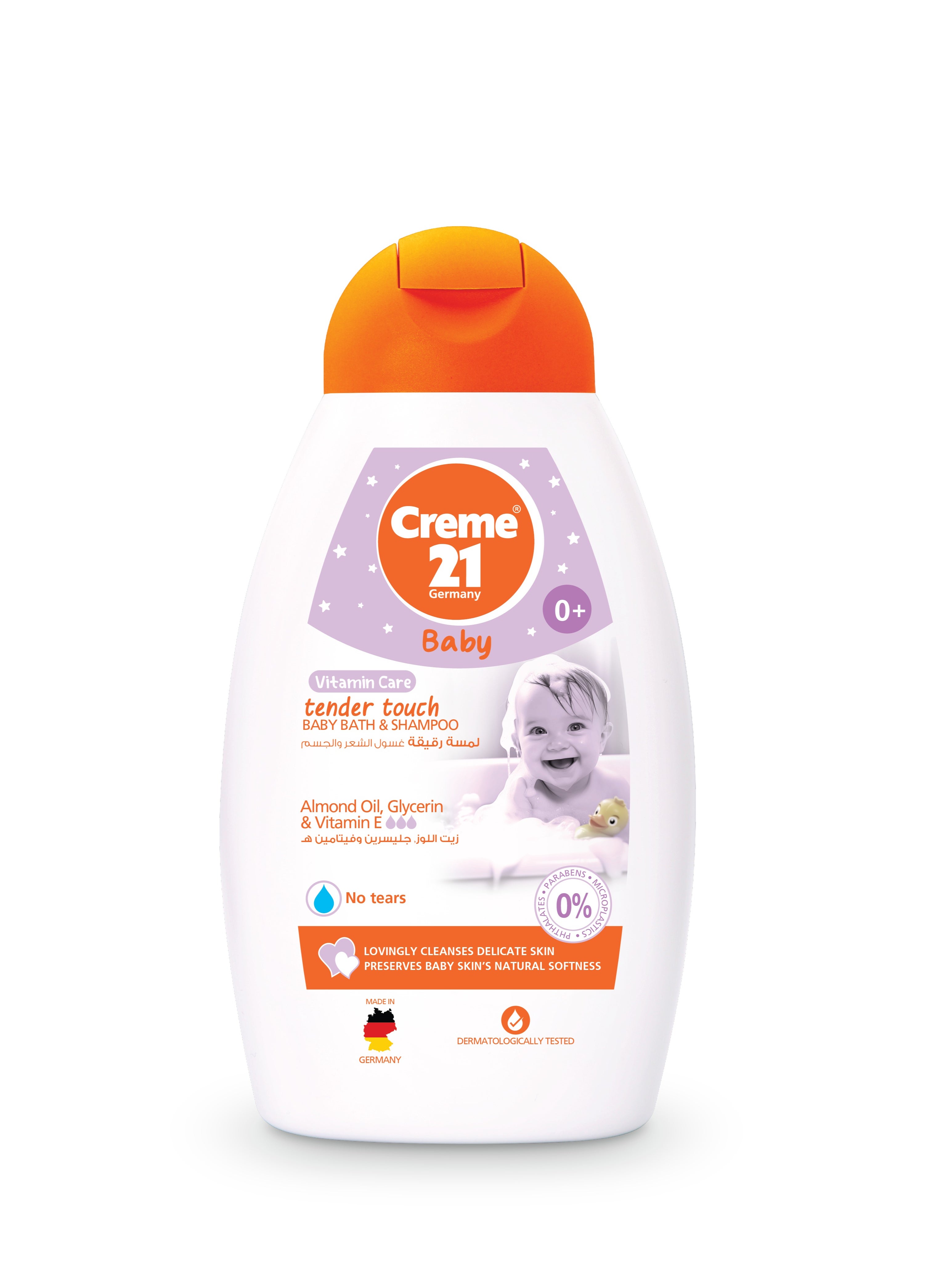 Creme 21 Creme21 Tender touch bath & shampoo 250ml 