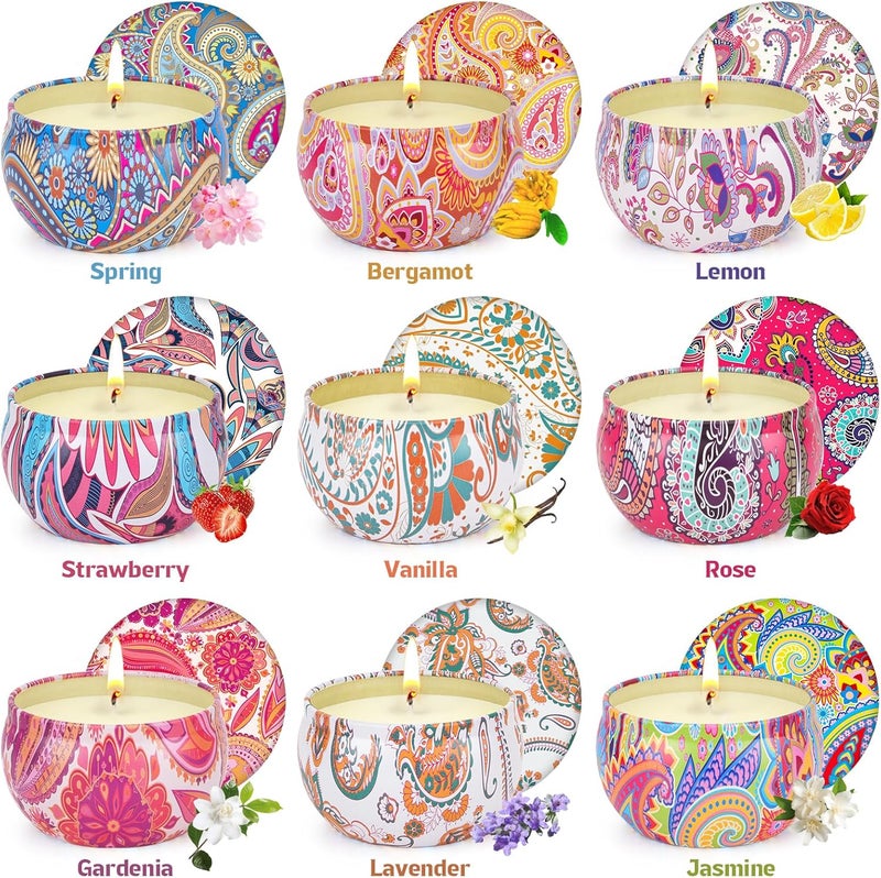 OFUN 9 Pack Scented Candles Gift Set - Image 3