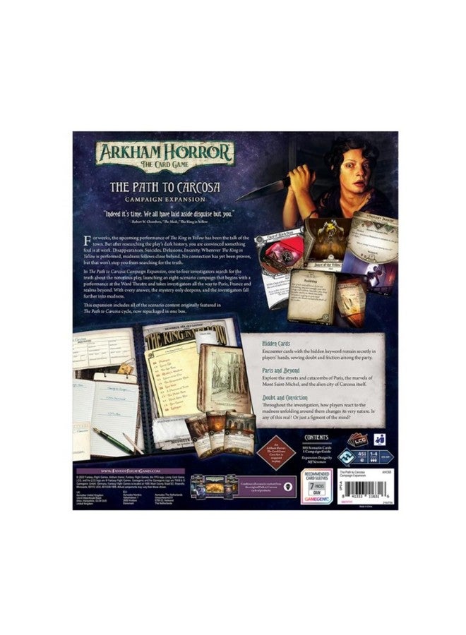 Fantasy Flight Games Arkham Horror: The Card Game - The Path to Carcosa Expansion | Cooperative Card Game | Horror & Mystery | Ages 14+ | 1-2 Players | Avg. Playtime 1-2 Hours - Image 2