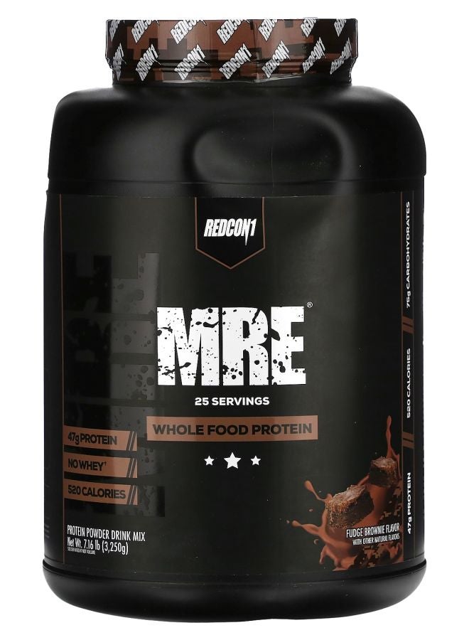 REDCON1 MRE Whole Food Protein Fudge Brownie 7.16 lb (3250 g)