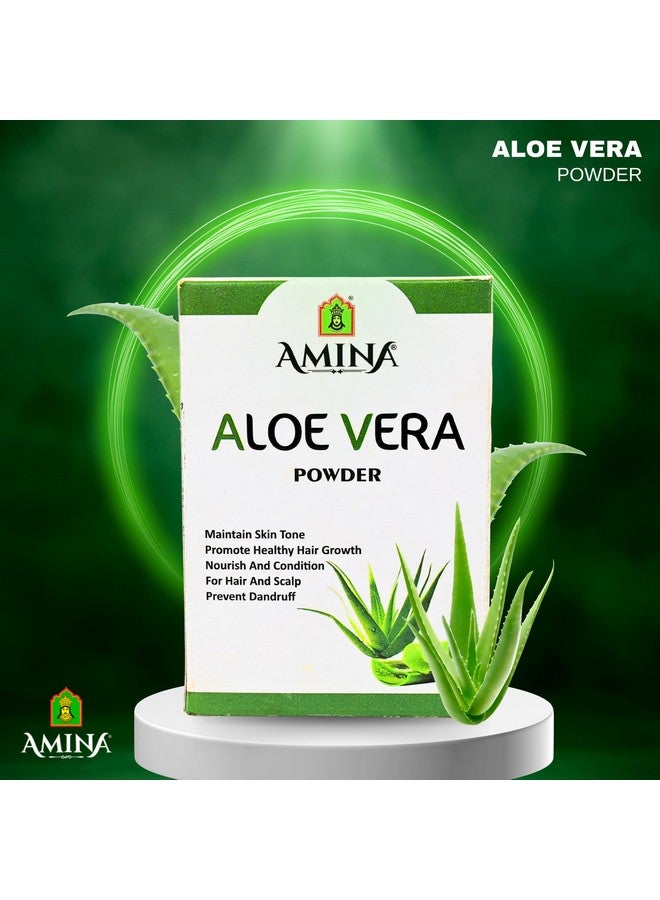 Amina Aloe Vera Powder For Skin And Hair, 100G - Image 2