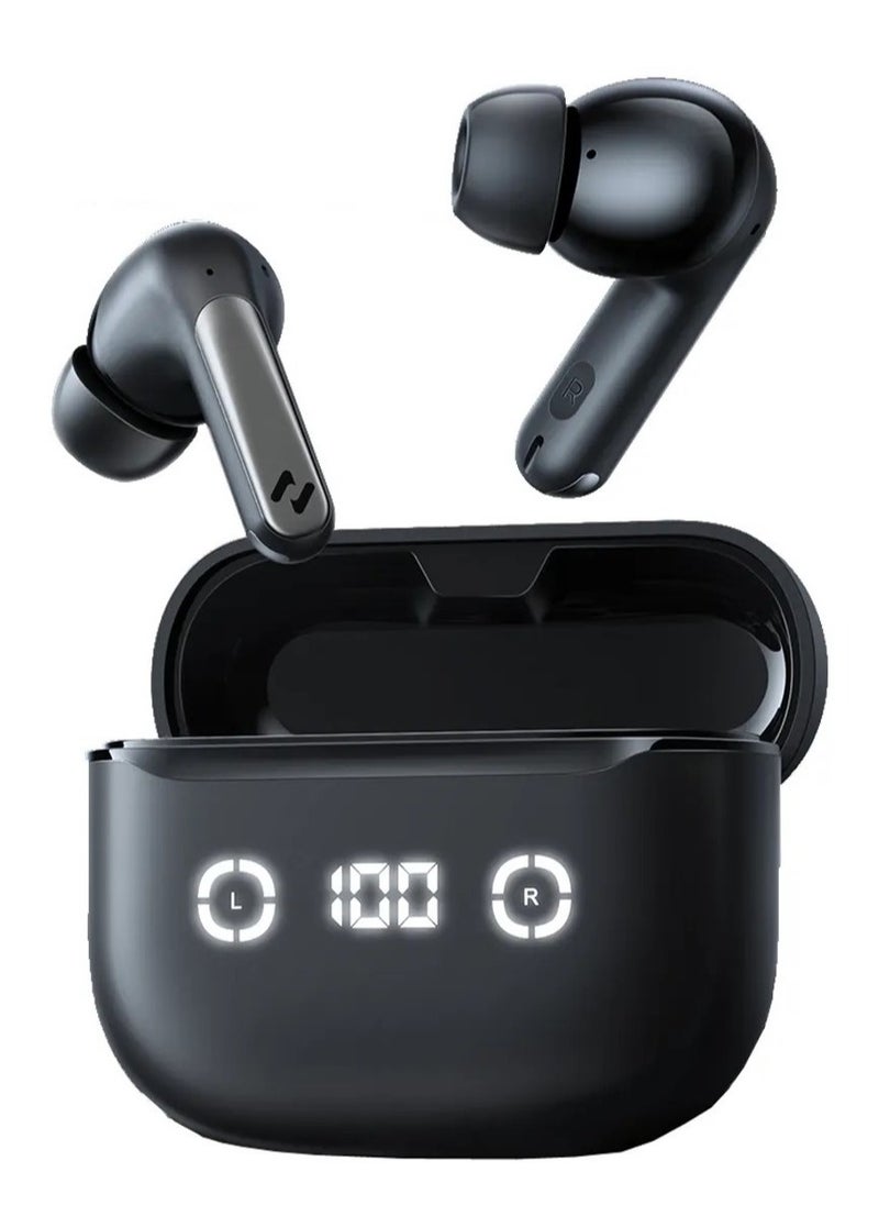 havit Bluetooth 5.4 Earbuds with Active Noise Cancelling (ANC), ENC for HD Calls, 10mm Bass Drivers, 24H Battery with LED Display, Fast Type-C Charging, Dual Pairing, Custom Sound via App, Ergonomic Design with 4 Eartip Sizes for Android, iPhone, Laptop  - Image 1
