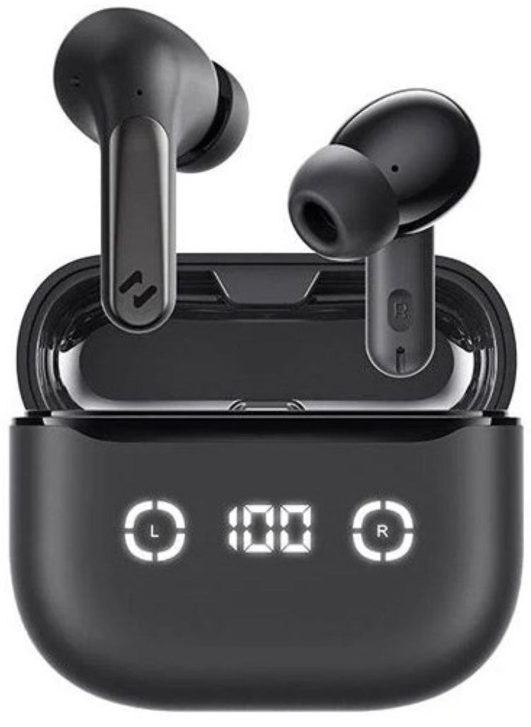 havit Bluetooth 5.4 Earbuds with Active Noise Cancelling (ANC), ENC for HD Calls, 10mm Bass Drivers, 24H Battery with LED Display, Fast Type-C Charging, Dual Pairing, Custom Sound via App, Ergonomic Design with 4 Eartip Sizes for Android, iPhone, Laptop  - Image 2