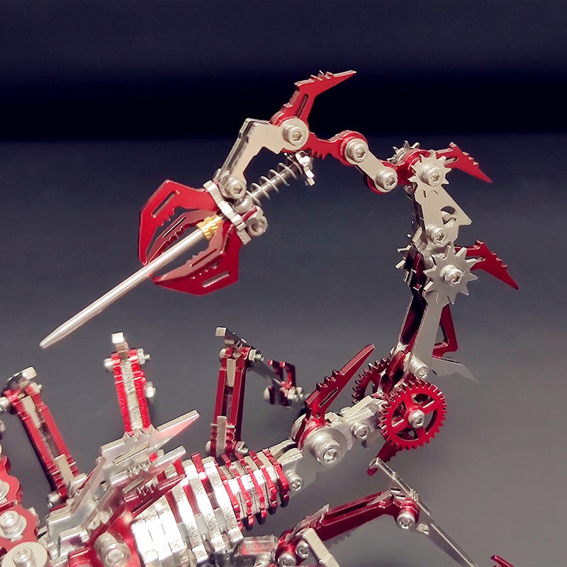 Steel Warcraft Red Scorpion King Scorpion 3D Metal Assembly Model Mechanical Assembly Handmade Puzzle Difficulty Toys - Image 5