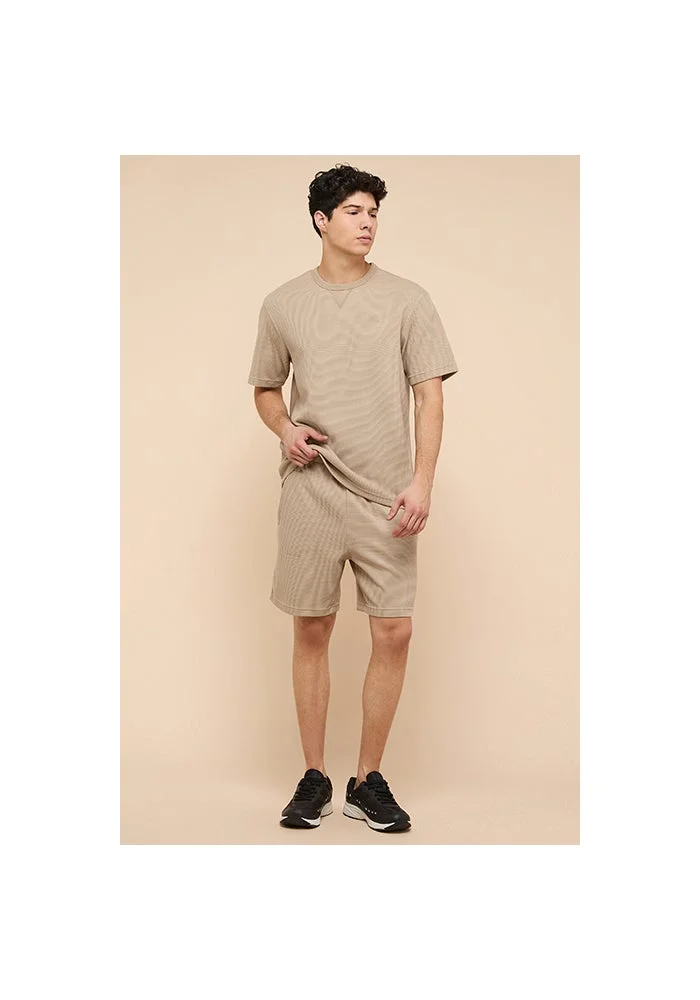 أر أند بي Solid Shorts with Drawstring Waist