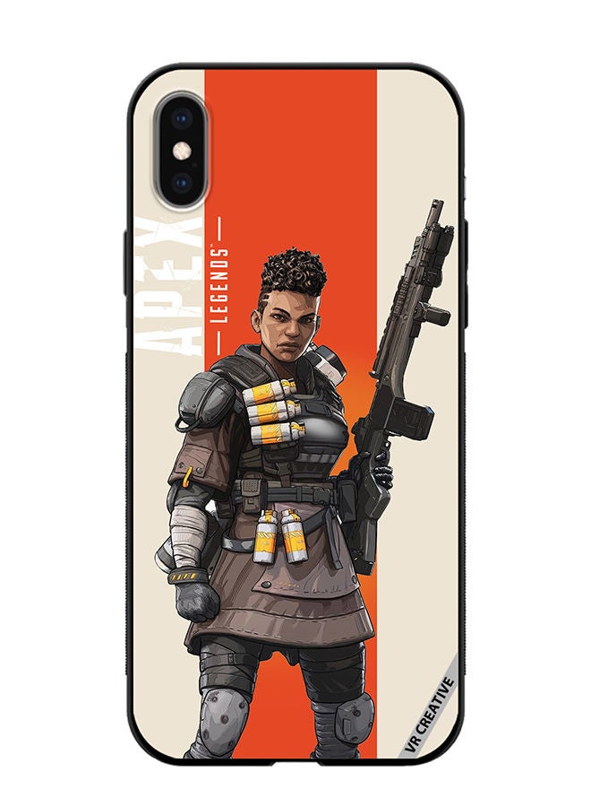 VR CREATIVE Protective Case Cover For Apple iPhone XS Max Apex Legends Bangalore Design Multicolour - Image 1