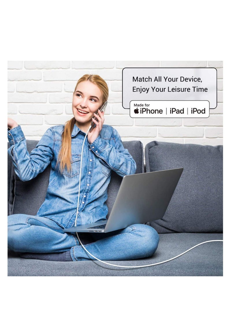 ELTRAZONE - USB-C to Lightning Cable 20W, 2 Pack 6.6FT Power Delivery Fast Charging Data Sync Type C PD Quick Charger Compatible with iPhone 12/12 Pro/11/XS/XR/X 8/iPad/AirPods Pro - Image 1