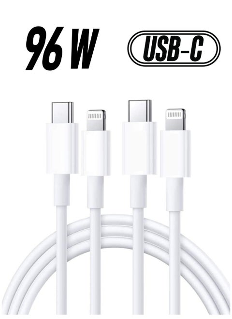 USB-C to Lightning Cable 20W, 2 Pack 6.6FT Power Delivery Fast Charging Data Sync Type C PD Quick Charger Compatible with iPhone 12/12 Pro/11/XS/XR/X 8/iPad/AirPods Pro